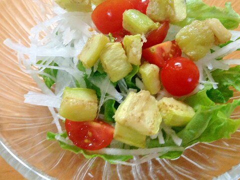 揚げなすのサラダ